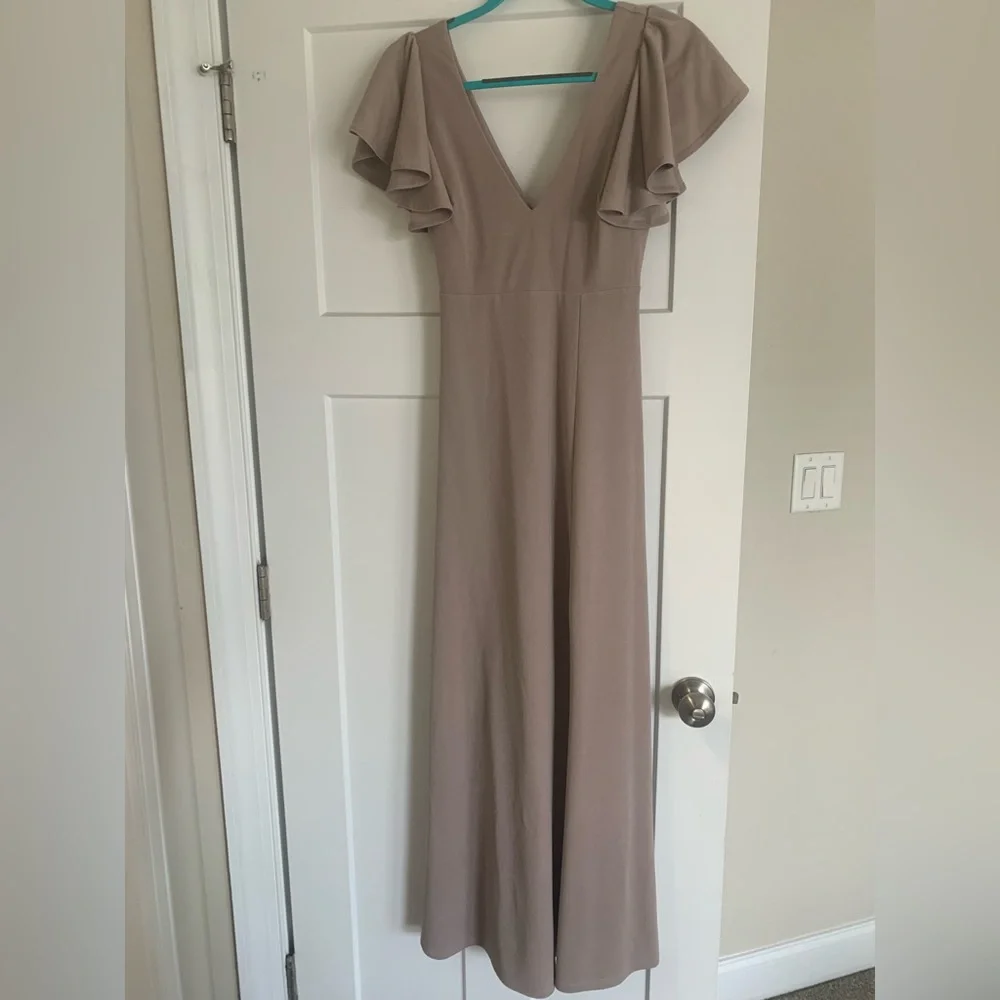 Birdy Grey Bridesmaid Dress in Taupe - Picture 2 of 3